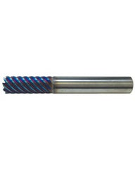 ‎L9711 - 1/4″ Dia. × 5/8″ LOC × 1/4″ Shank Dia. × 2-1/2″ OAL, 6 Flutes, Carbide, AlTiN Coating, Square End Mill