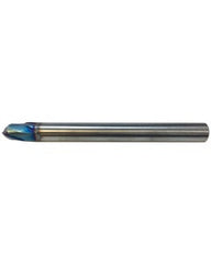 ‎L9716 - 8 mm Dia. × 8 mm LOC × 8 mm Shank Dia. × 90 mm OAL, 2 Flutes, Carbide, AlTiN Coating, Ball Nose End Mill