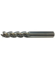 ‎L9717 - 1/2″ Dia. × 1-5/8″ LOC × 1/2″ Shank Dia. × 4″ OAL, 3 Flutes, Carbide, Bright Coating, Square End Mill