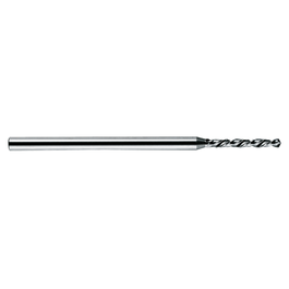 2.37 mm Dia. × 2.5 mm Shank Dia. × 35 mm OAL × 14 mm Flute Length, 120 Degrees, 2 Flute, HSS-E, Micro Drill