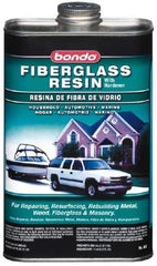 3M - Fiberglass Resin - 32 oz Resin, 0.37 oz Liquid - Eagle Tool & Supply