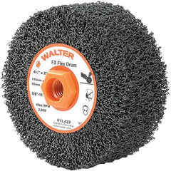 WALTER Surface Technologies - Unmounted Flap Wheels   Abrasive Type: Non-Woven    Outside Diameter (Inch): 4-1/2 - Eagle Tool & Supply