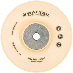WALTER Surface Technologies - 6" Diam Disc Backing Turbo Backing Pad - 10,000 RPM - Eagle Tool & Supply