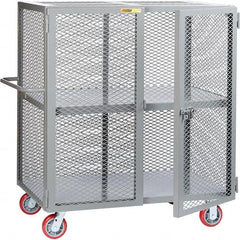 Little Giant - Lockers Type: Heavy Duty Mesh Security Cabinet Number of Tiers: 2 - Eagle Tool & Supply