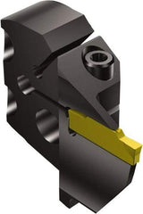 Sandvik Coromant - N123H2-0400-0004-TF Insert, 18.2mm Head Length, Modular Grooving Blade Holder Head - Left Hand Cut, System Size 32, Through Coolant, Series CoroCut 1-2 - Eagle Tool & Supply