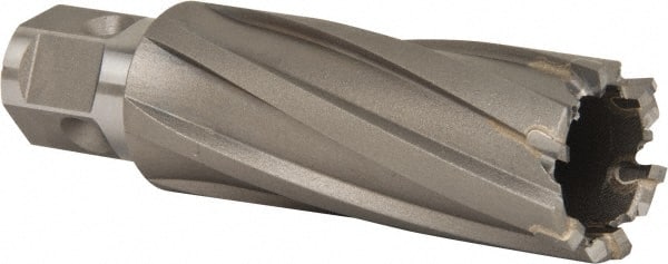 Nitto Kohki - 1" Diam x 2" Deep Carbide-Tipped Annular Cutter - Eagle Tool & Supply