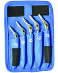 5 Piece - T15 - T30 - Chrome HexPro Pivot Head Star Wrench Set - Eagle Tool & Supply