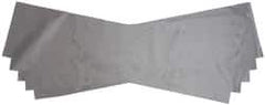 Made in USA - 5 Piece, 5" Wide x 20" Long Plastic Shim Stock Sheet - Silver, ±10% Tolerance - Eagle Tool & Supply