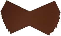 Made in USA - 10 Piece, 5" Wide x 20" Long Plastic Shim Stock Sheet - Brown, ±10% Tolerance - Eagle Tool & Supply