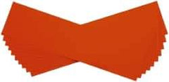 Made in USA - 10 Piece, 5" Wide x 20" Long Plastic Shim Stock Sheet - Coral (Color), ±10% Tolerance - Eagle Tool & Supply