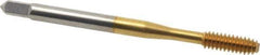 Balax - #6-32 UNC H9 Thread Limit Bottoming Thread Forming Tap - High Speed Steel, TiN Finish, 2" OAL, 11/16" Thread Length, Right Hand Thread, Series BXB - Eagle Tool & Supply