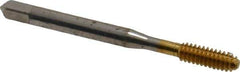 Balax - #10-24 UNC H3 Thread Limit Bottoming Thread Forming Tap - High Speed Steel, TiN Finish, 2-3/8" OAL, 7/8" Thread Length, Right Hand Thread, Series BXB - Eagle Tool & Supply