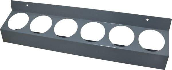 Durham - Gray Aerosol Can Caddy - 21-1/2" Wide x 5-1/4" High x 3-1/8" Deep, Steel - Eagle Tool & Supply