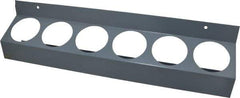 Durham - Gray Aerosol Can Caddy - 21-1/2" Wide x 5-1/4" High x 3-1/8" Deep, Steel - Eagle Tool & Supply