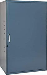 Durham - 2 Shelf Wall Storage Cabinet - Steel, 19-7/8" Wide x 14-1/4" Deep x 32-3/4" High, Gray - Eagle Tool & Supply