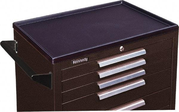 Kennedy - Tool Box Plastic Cabinet Work Surface - 34" Wide x 20" Deep x 1-3/4" High, Black, For Kennedy Models 34003, 34004, 34005, 3407X, 348, 348X - Eagle Tool & Supply