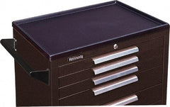 Kennedy - Tool Box Plastic Cabinet Work Surface - 34" Wide x 20" Deep x 1-3/4" High, Black, For Kennedy Models 34003, 34004, 34005, 3407X, 348, 348X - Eagle Tool & Supply