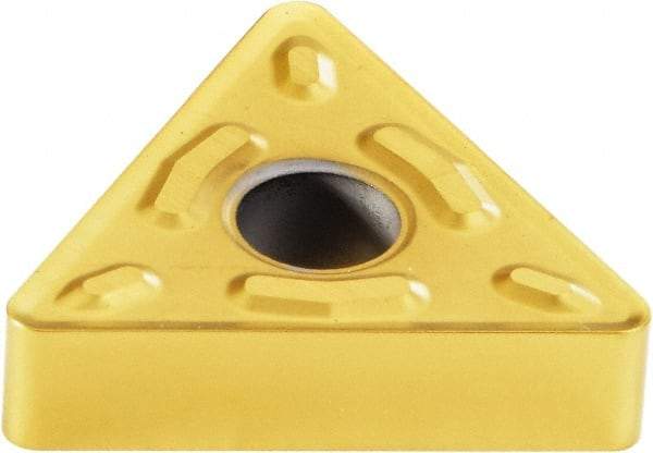 Kennametal - TNMG433 Grade KC730 Carbide Turning Insert - TiN Finish, 60° Triangle, 1/2" Inscr Circle, 3/16" Thick, 3/64" Corner Radius - Eagle Tool & Supply