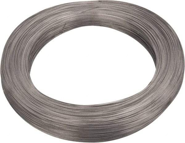 Value Collection - 5 Gage, 0.014 Inch Diameter x 1,913 Ft. Long, High Carbon Steel, Tempered Music Wire Coil - ASTM A228, 1 Lb. Shipping Weight - Eagle Tool & Supply