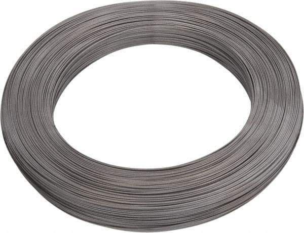 Value Collection - 10 Gage, 0.024 Inch Diameter x 651 Ft. Long, High Carbon Steel, Tempered Music Wire Coil - ASTM A228, 1 Lb. Shipping Weight - Eagle Tool & Supply