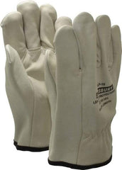 Salisbury by Honeywell - Size XL (10), 10" Long, Cowhide Leather Protector - Not for Electrical Protection (ASTM F696-02), Wear Over Rubber Insulating Gloves, ASTM F496 - Eagle Tool & Supply
