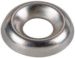 Value Collection - 0.1" Thick, Stainless Steel, Standard Countersunk Washer - 0.24" ID x 0.59" OD - Eagle Tool & Supply