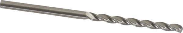 M.A. Ford - 3/32" 150° Solid Carbide Jobber Drill - Bright Finish, Right Hand Cut, Parabolic Flute, Straight Shank, 2" OAL, Standard Point - Eagle Tool & Supply