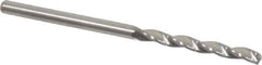 M.A. Ford - 2.5mm 150° Solid Carbide Jobber Drill - Bright Finish, Right Hand Cut, Parabolic Flute, Straight Shank, 43mm OAL, Standard Point - Eagle Tool & Supply