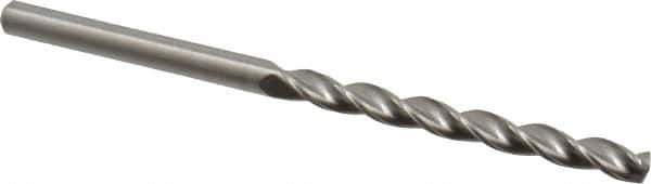 M.A. Ford - #31 150° Solid Carbide Jobber Drill - Bright Finish, Right Hand Cut, Parabolic Flute, Straight Shank, 2-1/4" OAL, Standard Point - Eagle Tool & Supply