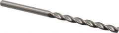 M.A. Ford - #31 150° Solid Carbide Jobber Drill - Bright Finish, Right Hand Cut, Parabolic Flute, Straight Shank, 2-1/4" OAL, Standard Point - Eagle Tool & Supply