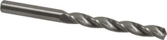 M.A. Ford - Letter E (1/4) 150° Solid Carbide Jobber Drill - Bright Finish, Right Hand Cut, Parabolic Flute, Straight Shank, 3-1/4" OAL, Standard Point - Eagle Tool & Supply