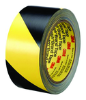 List 5702 48 x" x 36 yds Safety Stripe Tape - Black/Yellow - Eagle Tool & Supply