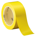 List 471 3" x 36 ydsVinyl Tape - Yellow - Eagle Tool & Supply