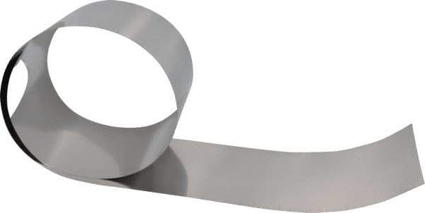 Made in USA - 50 Inch Long x 6 Inch Wide x 0.005 Inch Thick, Roll Shim Stock - Stainless Steel - Eagle Tool & Supply