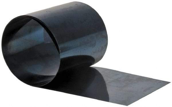 Made in USA - 2.50 m Long x 150 mm Wide x 0.15 mm Thick, Roll Shim Stock - Steel - Eagle Tool & Supply