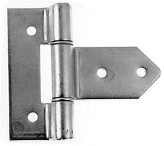 Made in USA - 3-3/4" Long x 2" Wide, Hinge - Zinc, Zinc Plated Finish - Eagle Tool & Supply