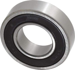 Value Collection - 1" Bore Diam, 2" OD, Double Seal Semi Ground Extra Light Radial Ball Bearing - 9/16" Wide, 1 Row, Round Bore, 1,565 Lb Static Capacity, 2,914 Lb Dynamic Capacity - Eagle Tool & Supply