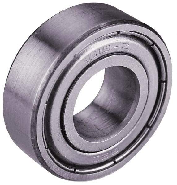 Value Collection - 3/4" Bore Diam, 2" OD, Double Shield Semi Ground Extra Light Radial Ball Bearing - 9/16" Wide, 1 Row, Round Bore, 1,565 Lb Static Capacity, 2,914 Lb Dynamic Capacity - Eagle Tool & Supply