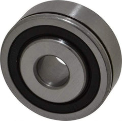 Value Collection - 1/2" Bore Diam, 1-3/4" OD, Double Seal Semi Ground Extra Light Radial Ball Bearing - 1 Row, Round Bore, 707 Lb Static Capacity, 1,366 Lb Dynamic Capacity - Eagle Tool & Supply