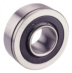 Value Collection - 1-1/8" Bore Diam, 2-9/16" OD, Double Seal Semi Ground Extra Light Radial Ball Bearing - 1 Row, Round Bore, 1,831 Lb Static Capacity, 3,070 Lb Dynamic Capacity - Eagle Tool & Supply