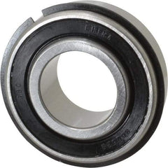 Value Collection - 1" Bore Diam, 2" OD, Double Seal Semi Ground Extra Light Radial Ball Bearing - 1 Row, Round Bore, 1,096 Lb Static Capacity, 2,040 Lb Dynamic Capacity - Eagle Tool & Supply