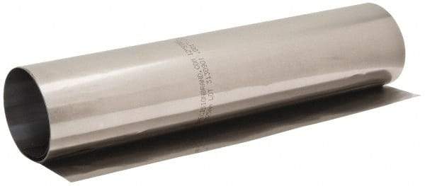 Made in USA - 10 Ft. Long x 12 Inch Wide x 0.001 Inch Thick, Roll Shim Stock - Steel - Eagle Tool & Supply