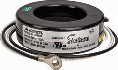 Simpson Electric - 2 VA Burden, 150 Amp AC Input, 5 Amp AC Output, 50 to 400 Hz, Panel Meter Donut Current Transformer - Screw Terminal, For Use with AC Ammeter - Eagle Tool & Supply