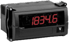 Simpson Electric - 3-1/2 Digits, Digital LED, DC Milliamp, Panel Meter - 50/60 Hz, 10 Ohms, 120 VAC, Red - Eagle Tool & Supply