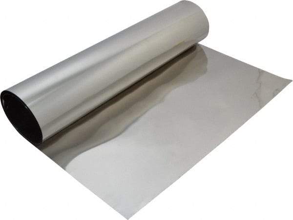 Made in USA - 50 Inch Long x 12 Inch Wide x 0.001 Inch Thick, Roll Shim Stock - Stainless Steel - Eagle Tool & Supply