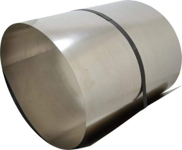 Made in USA - 50 Inch Long x 12 Inch Wide x 0.02 Inch Thick, Roll Shim Stock - Stainless Steel - Eagle Tool & Supply