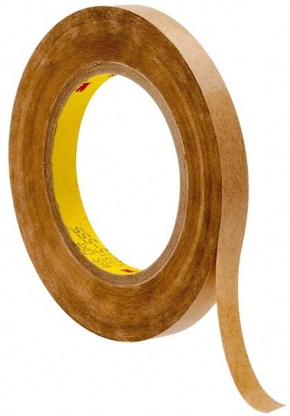 3M - 60 Yds. Long x 1/2" Wide, High Strength Acrylic Adhesive Transfer Tape - Paper Liner, 2 mil Thick - Eagle Tool & Supply