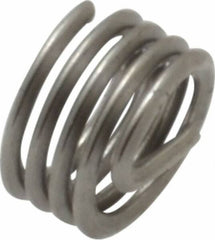 Heli-Coil - #10-32 UNF, 0.19" OAL, Free Running Helical Insert - 4-1/8 Free Coils, Tanged, 304 Stainless Steel, Bright Finish, 1D Insert Length - Eagle Tool & Supply