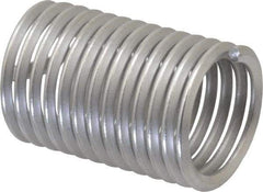 Heli-Coil - 3/4-10 UNC, 1-1/2" OAL, Free Running Helical Insert - 13 Free Coils, Tanged, 304 Stainless Steel, Bright Finish, 2D Insert Length - Eagle Tool & Supply