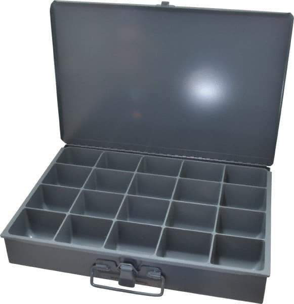 Durham - 20 Compartment Small Steel Storage Drawer - 13-3/8 Inches Wide x 9-1/4 Inches Deep - Eagle Tool & Supply